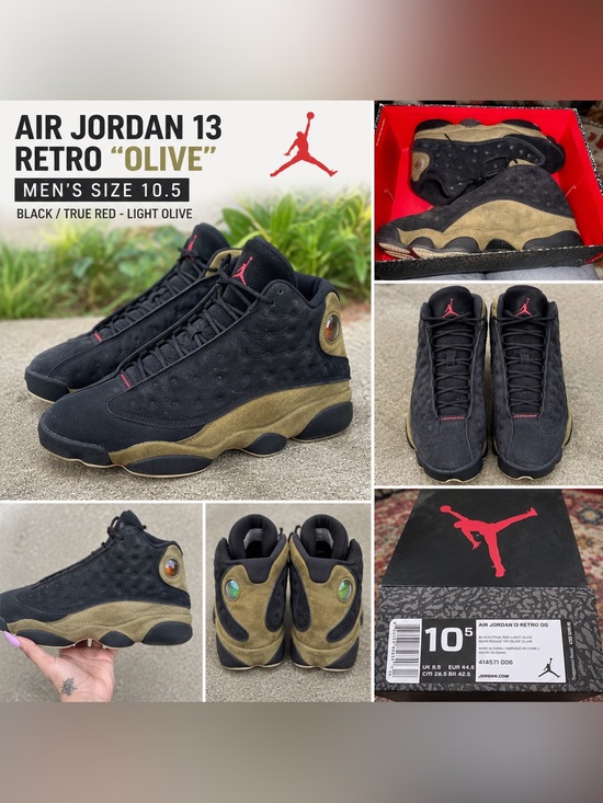 Jordan Other - Nike Air Jordan 13 Retro Olive Men’s Size 10.5 OG Box 414571-006